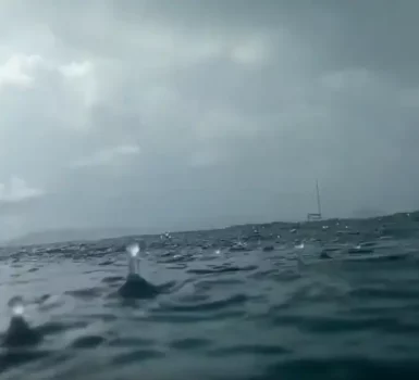 snorkeling in rain
