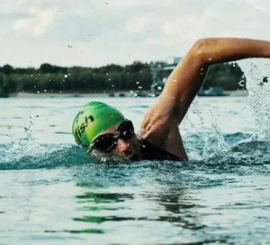 snorkeling with swim goggles