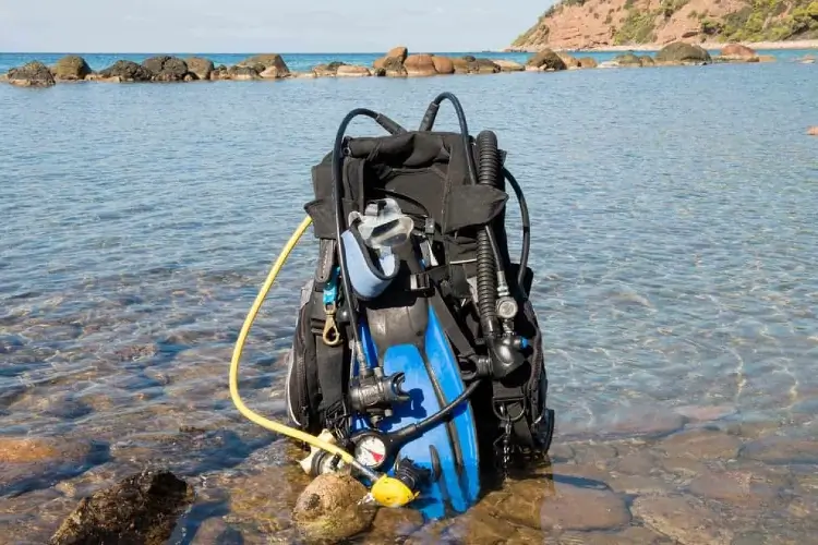 disinfect scuba gear