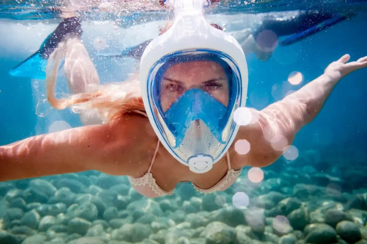 full face snorkel mask